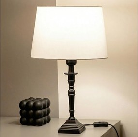 BRILAGI - CERIA asztali lámpa 1x E27/60W/230V átm. 30 cm fekete/fehér