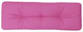 rózsaszín szövet raklappárna 120x40x12 cm