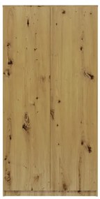 Shannan SD-90 gardróbszekrény, 90x180x50 cm, tölgy