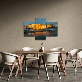 Egy hegyvidéki táj képe (90x60 cm)