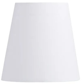RENDL R11800 CONNY lámpabúra, asztali/állólámpa búrák Polycotton fehér/fehér PVC