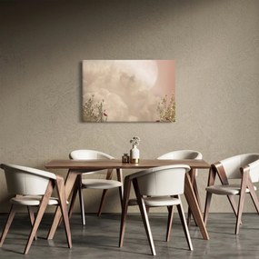 Kép - Rózsaszín telihold (90x60 cm)
