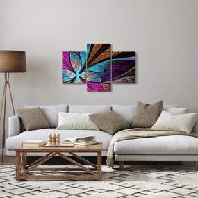 Kép - absztrakció, virág (90x60 cm)