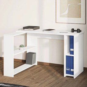 Razy íróasztal, fehér, 120 cm