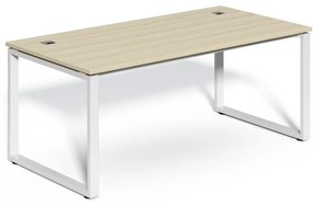 SimpleOffice asztal 180 x 90 cm, világos tölgy / fehér