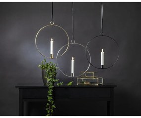 Ezüstszínű fénydekoráció Flamme Ring – Star Trading