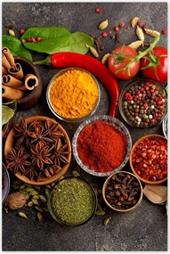 Poszterek 60x90 Rusztikus Fűszerek