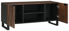 TV Szekrény, 105 x 33.5 x 46 cm, tömör mangófából készült.