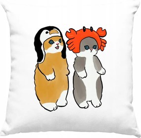 Cica párna Vicces Mém 1 Fehér