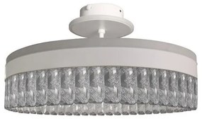 LED Dimmelhető felületre szerelhető csillár LED/75W/230V 3000-6500K fehér + távirányítás