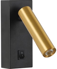 Brilagi - LED Fali spotlámpa MAYA LED/3W/230V 4000K fekete/arany