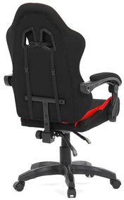 Fekete Szövet Gamer Szék, Szinkron Mechanikával. KA-R209 RED