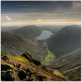 Poszterek 100x100 Hegyi tájkép