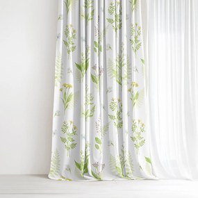 Goldea dekor függöny - erdei virágok 180x150 cm