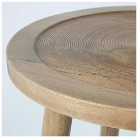 Dendron mangófa tárolóasztal, ⌀ 60 cm - Zuiver