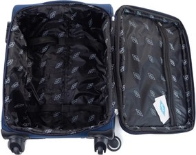 Sötétkék szövet utazóbőrönd „Practical” - M méret