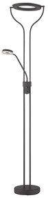 Fekete LED dimmelhető állólámpa (magasság 180 cm) Davos – Fischer &amp; Honsel