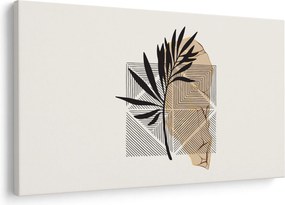 Kép - Absztrakció trópusi levelekkel N⁰1 (90x60 cm)