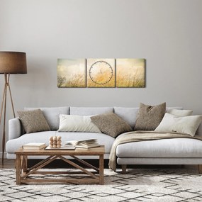 Kép - Mező ősszel (órával) (90x30 cm)