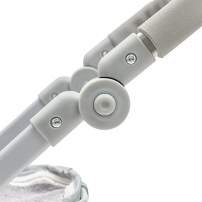 Baby Mix Babakocsi 2 az 1-ben Sophie rózsaszín-szürke, 63,5 x 37 x 63,5 cm