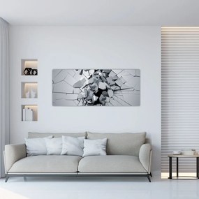 3D absztrakciós kép (120x50 cm)