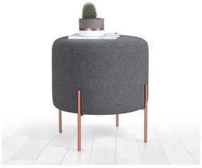 Sötétszürke puff Copper – Artie