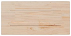4 db tömör fenyőfa téglalap alakú asztallap 90 x 45 x 1,7 cm