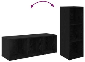 TV szekrény garnitúra 2 pcs Musta tammi 107 x 35 x 37 cm