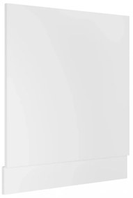 fehér szerelt fa mosogatógép-panel 59,5 x 3 x 67 cm