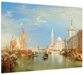 Kép - Joseph Mallord William Turner, Venice the Dogana and San Giorgio Maggiore, reprodukciók (70x50 cm)