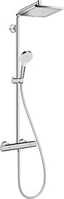 Hansgrohe Crometta E zuhanyrendszer termosztatikus csapteleppel króm 27281000