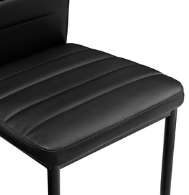 Maasix WGS Szürke-Magasfényű Fehér Z 4 személyes étkezőszett Fekete Coleta székekkel N