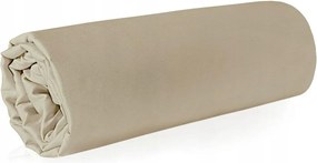 Gumi nélküli szatén lepedő Nova 180x210 Eurofirany bézs