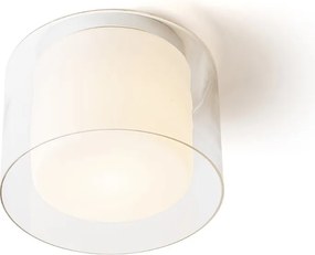 RENDL VENICE 23 stropní čiré sklo/opálové sklo/chrom 230V LED E27 11W IP44