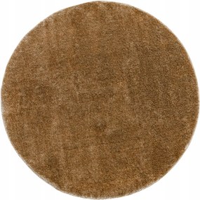 Fürdőszobaszőnyeg Kerek Bézs Csúszásgátló Mosógép Malmo átm. 140 cm