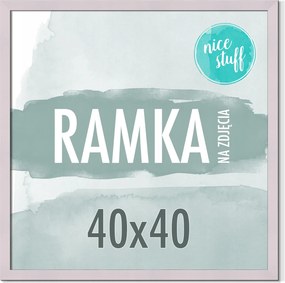 Képkeret 40x40 Képkeretek Fénykép szögletes Púder Lila