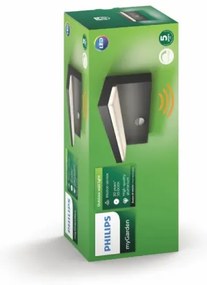 Philips 16484/93/P3 - LED Kültéri lámpa érzékelővel BUSTAN 2xLED/4,5W IP44