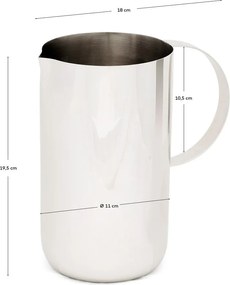 Rozsdamentes acél füles kancsó Nirela – Kave Home