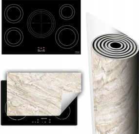 Vinil Tűzhelyvédő Szőnyeg Asztallap 90x52 bézs márvány