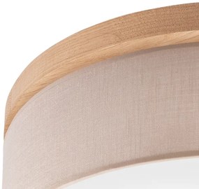 Brilagi - LED mennyezeti lámpa BELLADONNA 3xE27/15W/230V, 50 cm, bézs/dub