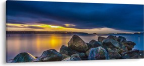 Kép - Felhők a víz felett (120x50 cm)