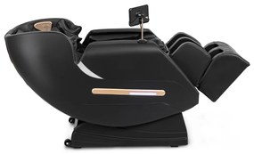 Masszázsfotel Fekete Eco-bőr Kárpittal. VX MAX