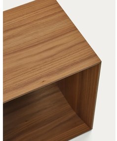Natúr színű moduláris polcrendszer diófa dekorral 67x38 cm Litto – Kave Home