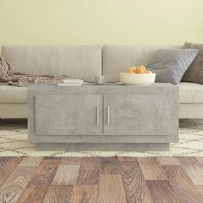 Betonszürke szerelt fa dohányzóasztal 102x 50 x 45 cm