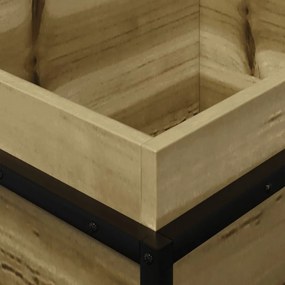 impregnált fenyőfa kerti virágláda 100 x 40 x 50 cm