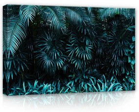 Trópusi levelek, vászonkép, 60x40 cm méretben