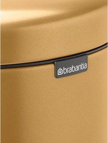 Aranyszínű acél pedálos szemetes 30 l NewIcon – Brabantia