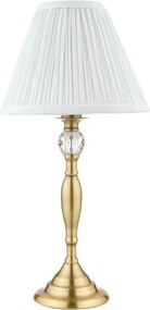LAURA ASHLEY 3742284-Q ELLIS Kristály Asztali lámpa Antik sárgaréz, Elefántcsont színű E14 IP20