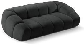 Fekete kanapé 254 cm Diana – Micadoni