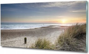 Fotó üveg kép Naplemente tengerpart 100x70